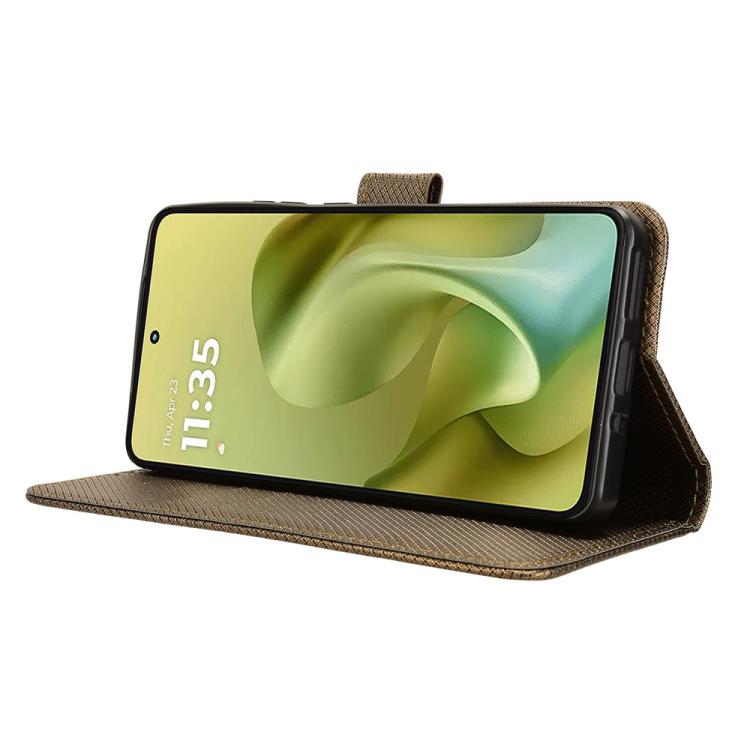 For Motorola Moto G86 Power 5G Diamond Texture Leather Phone Case