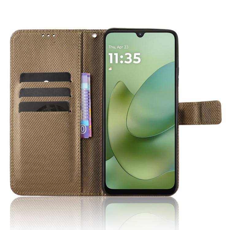 For Motorola Moto G06 / G06 Power Diamond Texture Leather Phone Case