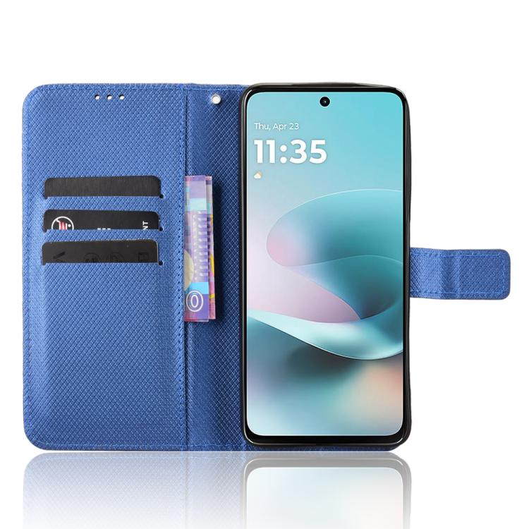 For Motorola Moto G67 Power / G57 Power Diamond Texture Leather Phone Case