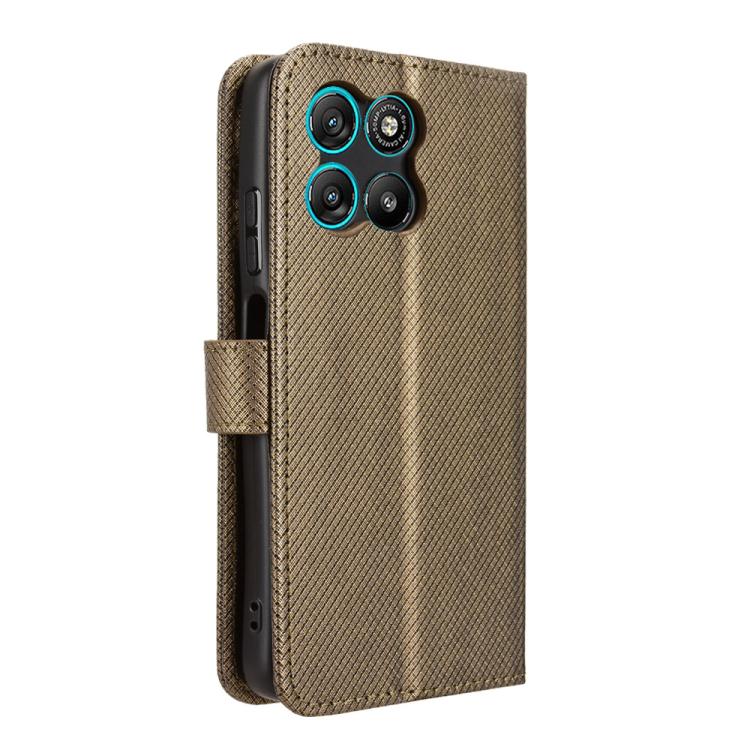 For Motorola Moto G67 Power / G57 Power Diamond Texture Leather Phone Case