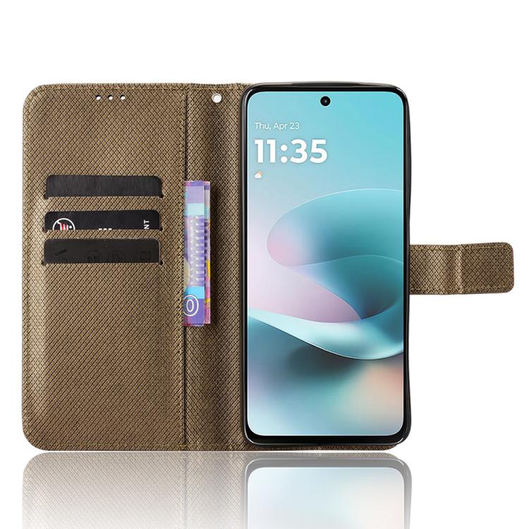 For Motorola Moto G67 Power / G57 Power Diamond Texture Leather Phone Case