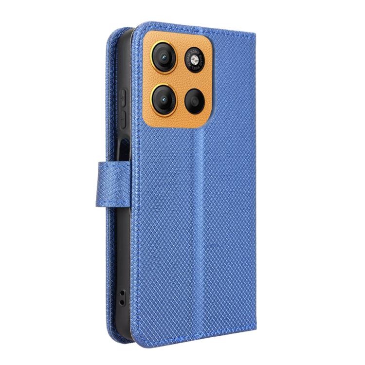 For Motorola Moto G17 / G17 Power 4G Diamond Texture Leather Phone Case