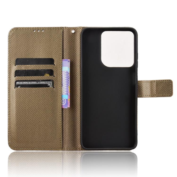 For Motorola Moto G17 / G17 Power 4G Diamond Texture Leather Phone Case