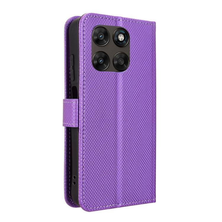 For Motorola Moto G67 / G77 5G Diamond Texture Leather Phone Case