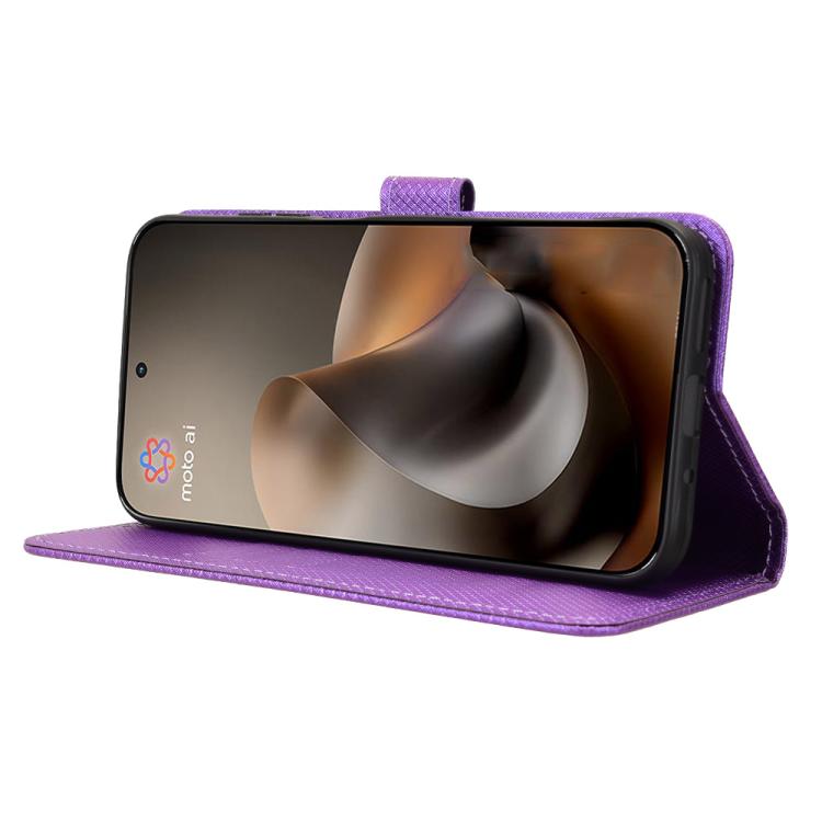 For Motorola Moto G67 / G77 5G Diamond Texture Leather Phone Case