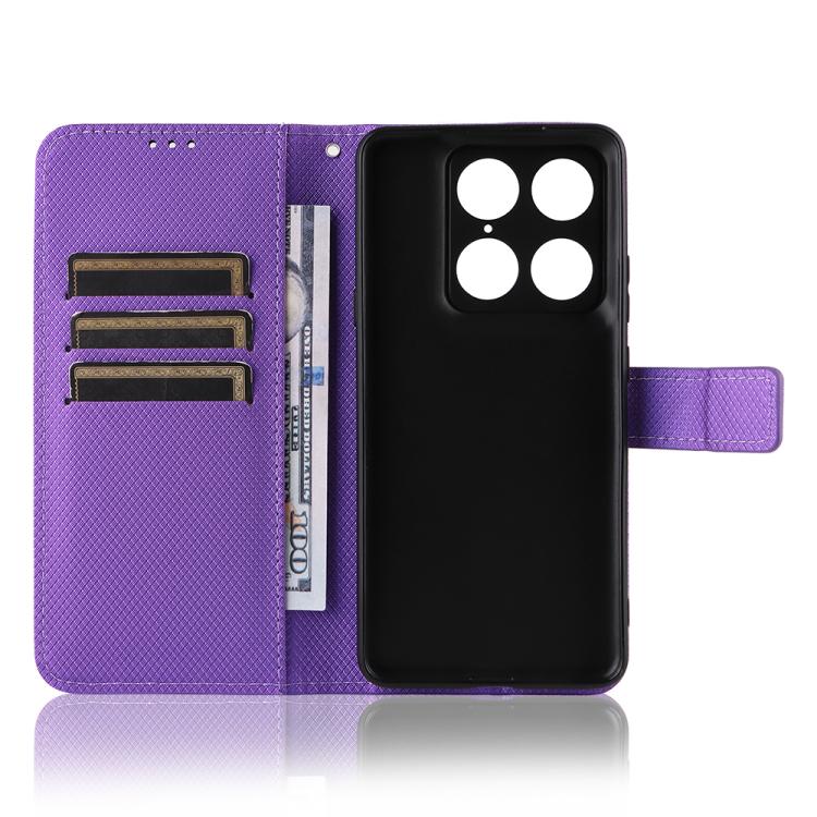 For Motorola Moto X70 Air Pro / Signature 5G Diamond Texture Leather Phone Case