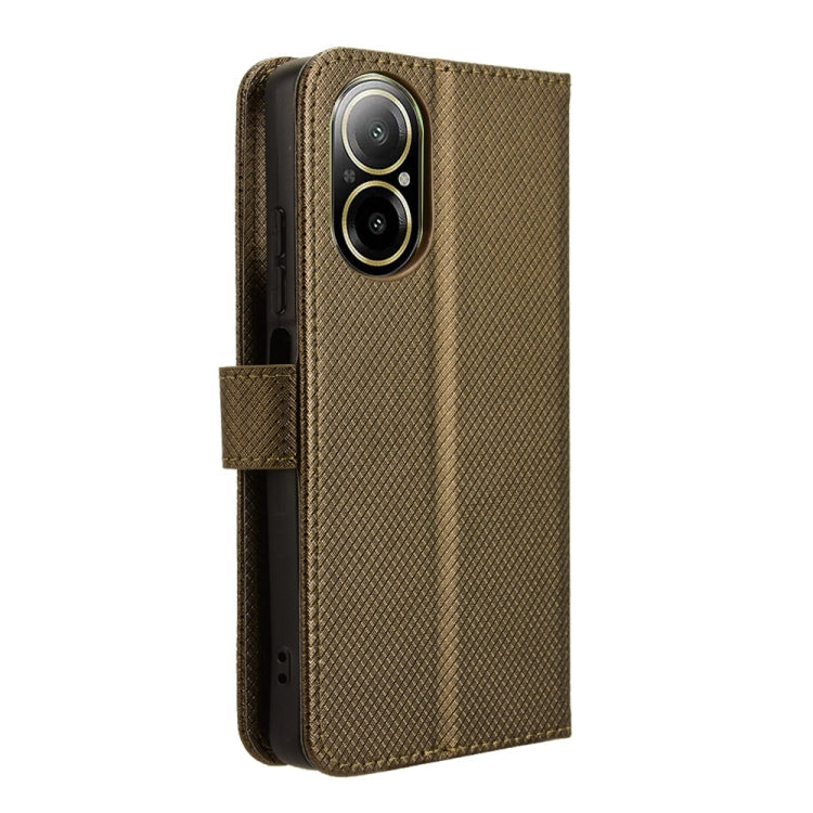 For Realme 12 Lite 4G Diamond Texture Leather Phone Case