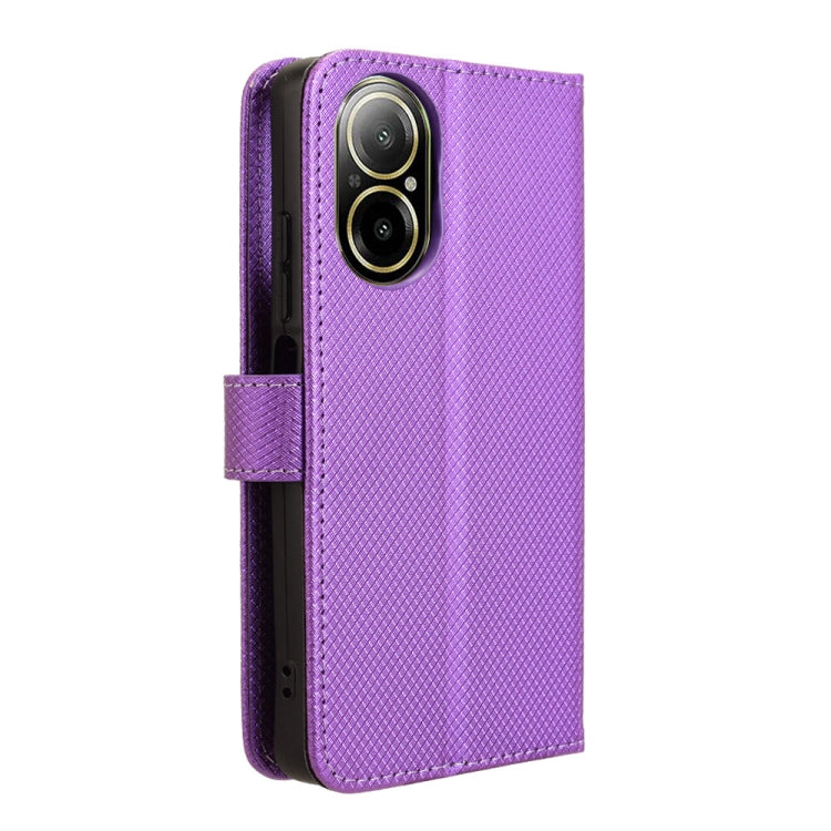 For Realme 12 Lite 4G Diamond Texture Leather Phone Case