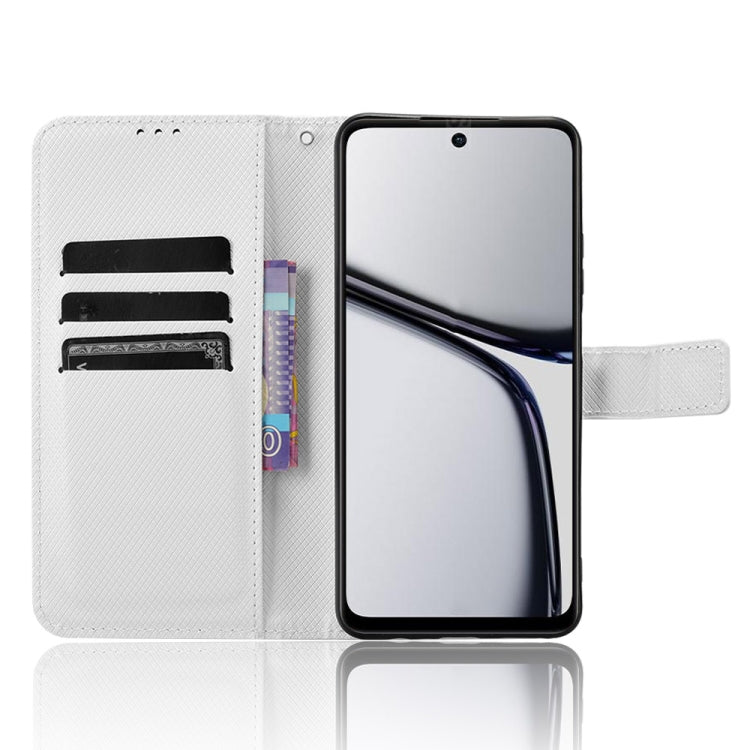 For Realme C65 4G Diamond Texture Leather Phone Case