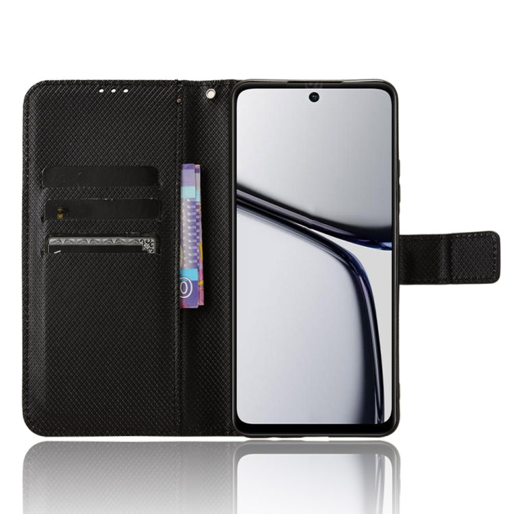For Realme C65 4G Diamond Texture Leather Phone Case