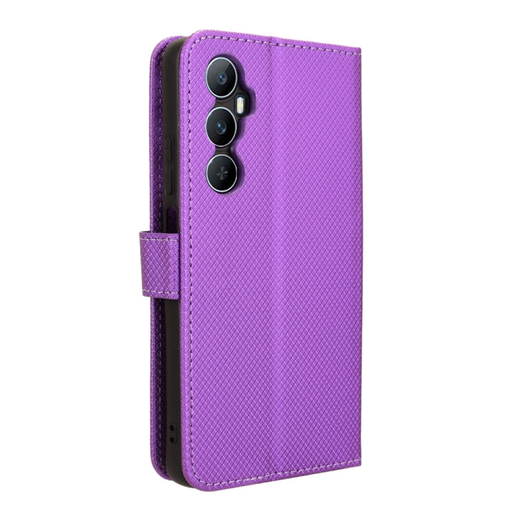 For Realme C65 4G Diamond Texture Leather Phone Case
