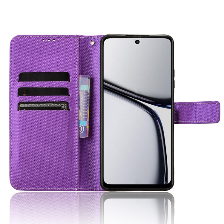 For Realme C65 4G Diamond Texture Leather Phone Case