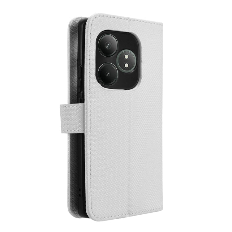For Realme GT Neo6 SE 5G Diamond Texture Leather Phone Case