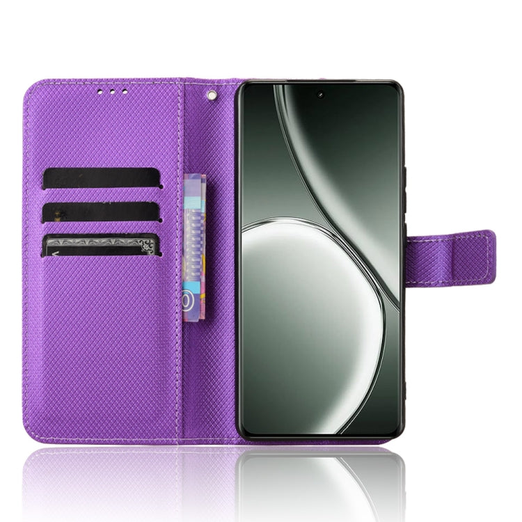 For Realme GT Neo6 SE 5G Diamond Texture Leather Phone Case