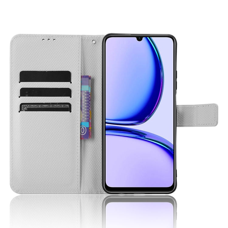 For Realme Note 50 4G Diamond Texture Leather Phone Case