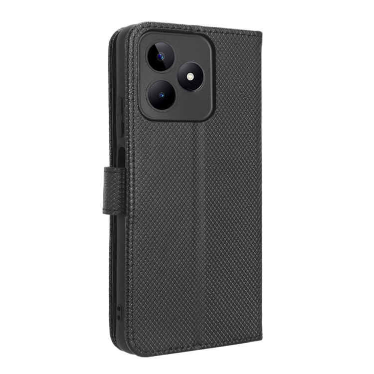 For Realme Note 50 4G Diamond Texture Leather Phone Case