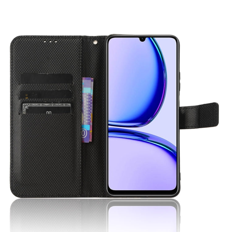 For Realme Note 50 4G Diamond Texture Leather Phone Case