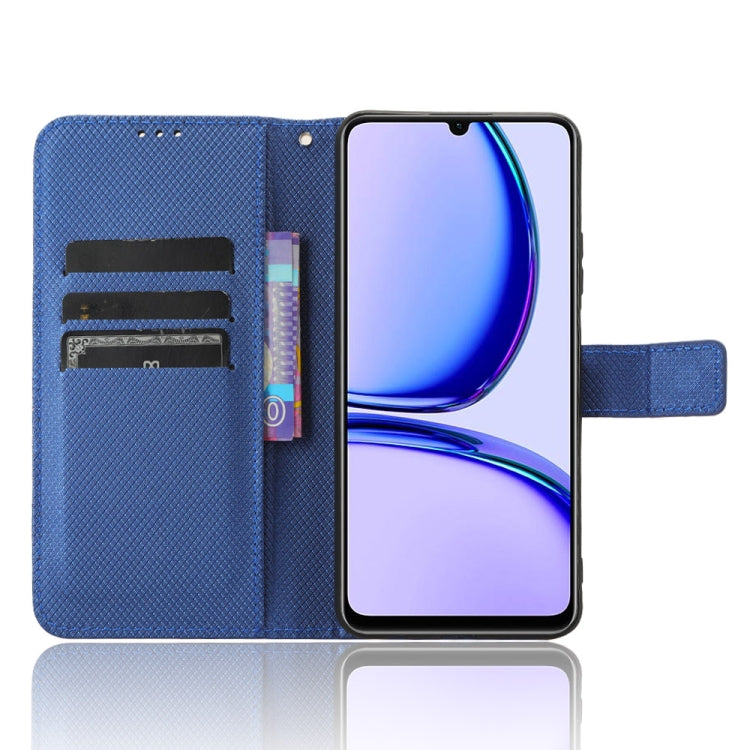 For Realme Note 50 4G Diamond Texture Leather Phone Case