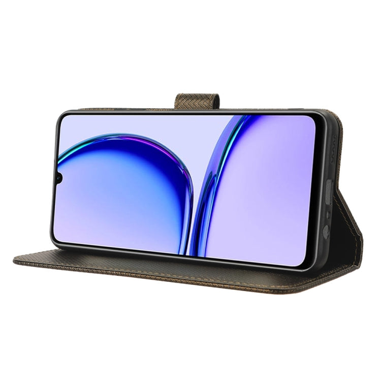 For Realme Note 50 4G Diamond Texture Leather Phone Case
