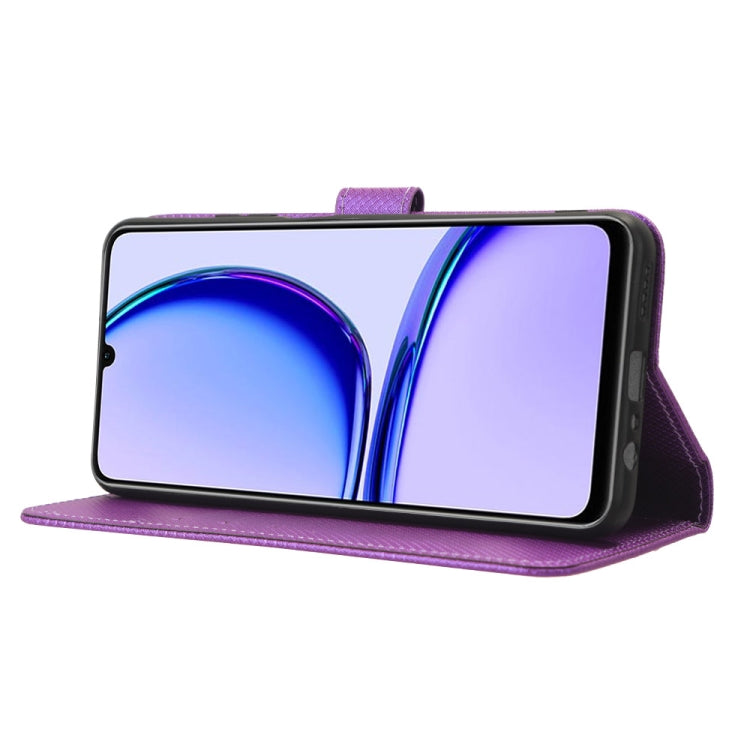 For Realme Note 50 4G Diamond Texture Leather Phone Case