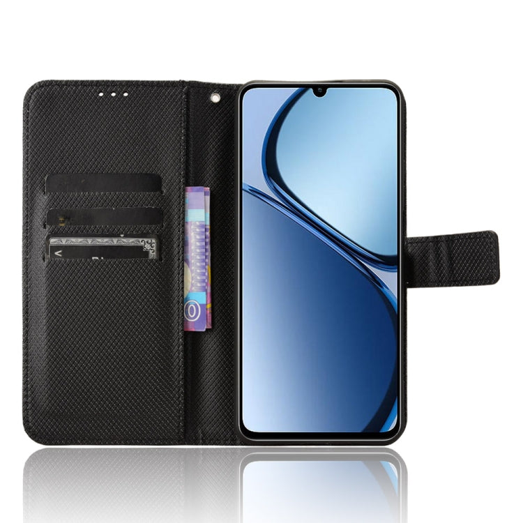 For Realme C63 4G / C61 4G / Narzo N63 4G Diamond Texture Leather Phone Case