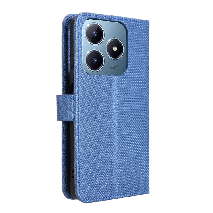 For Realme C63 4G / C61 4G / Narzo N63 4G Diamond Texture Leather Phone Case