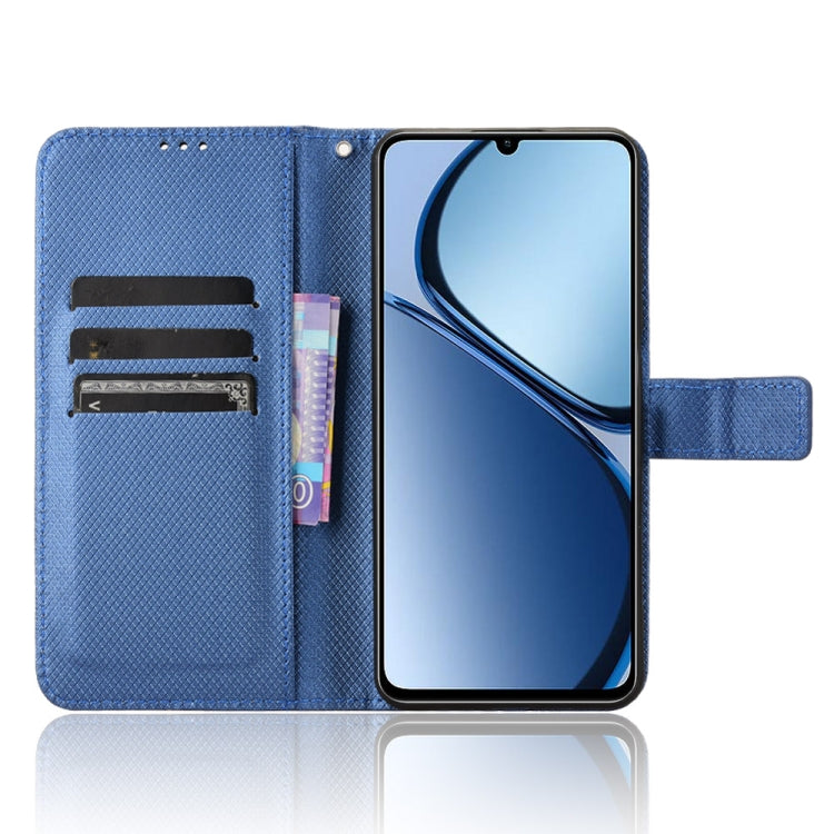 For Realme C63 4G / C61 4G / Narzo N63 4G Diamond Texture Leather Phone Case