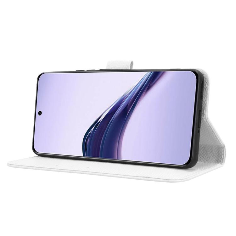 For Realme 13+ 5G Global Diamond Texture Leather Phone Case