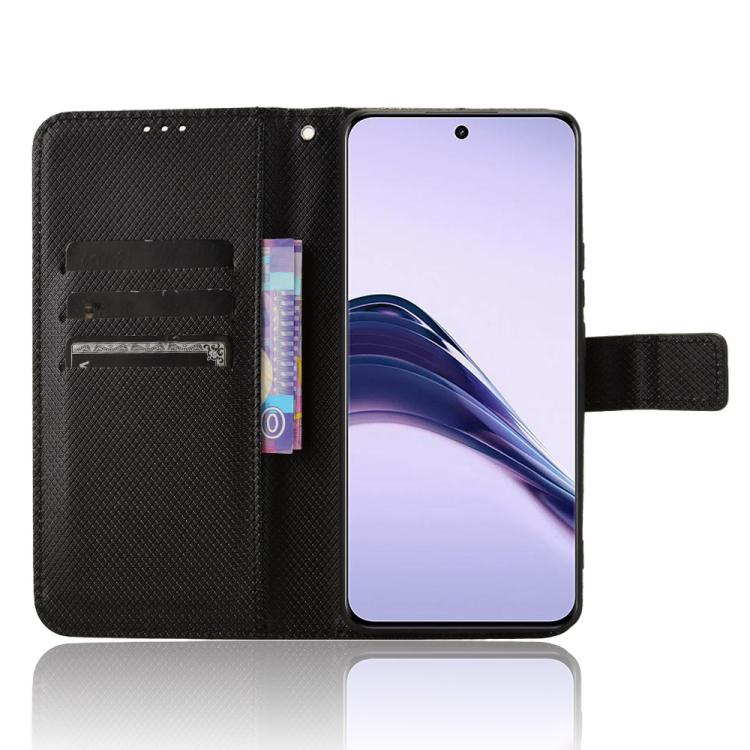 For Realme 13+ 5G Global Diamond Texture Leather Phone Case