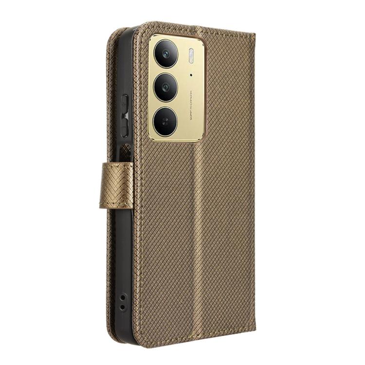 For Realme C75 4G Diamond Texture Leather Phone Case