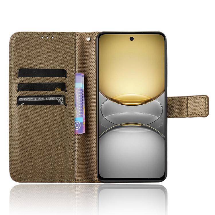 For Realme C75 4G Diamond Texture Leather Phone Case