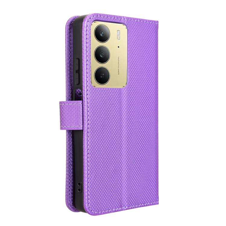 For Realme C75 4G Diamond Texture Leather Phone Case