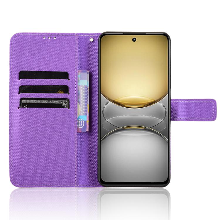 For Realme C75 4G Diamond Texture Leather Phone Case