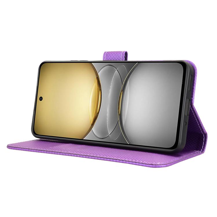 For Realme C75 4G Diamond Texture Leather Phone Case