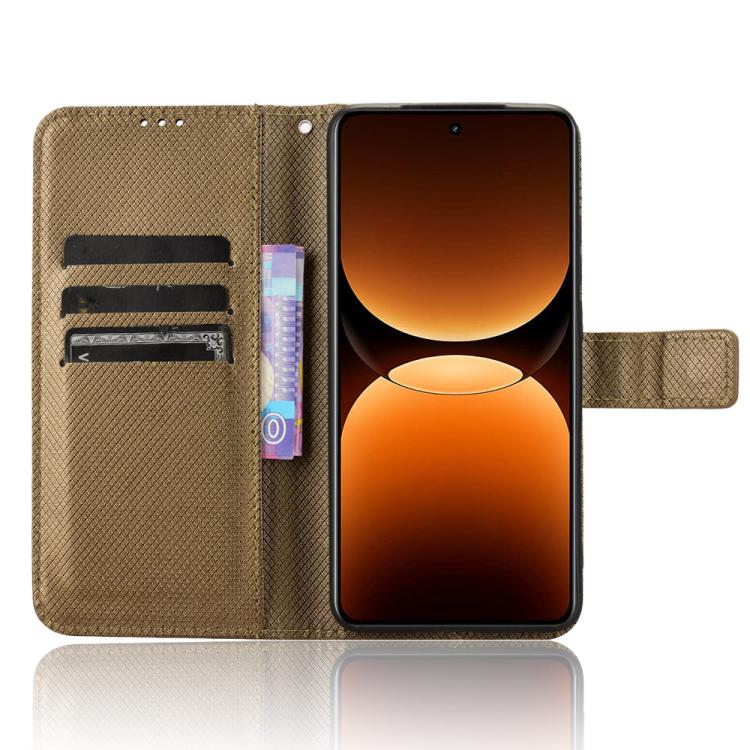 For Realme GT 7 Pro 5G Diamond Texture Leather Phone Case