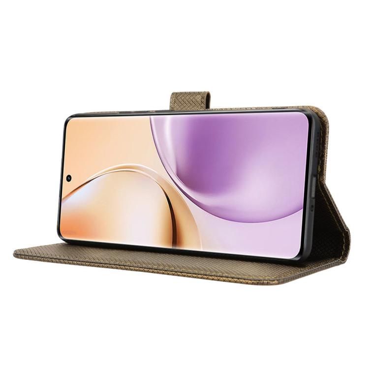 For Realme 14 Pro 5G Diamond Texture Leather Phone Case