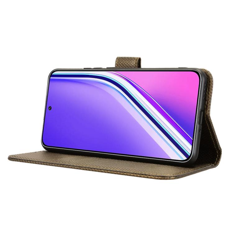 For Realme P3 Pro 5G Diamond Texture Leather Phone Case