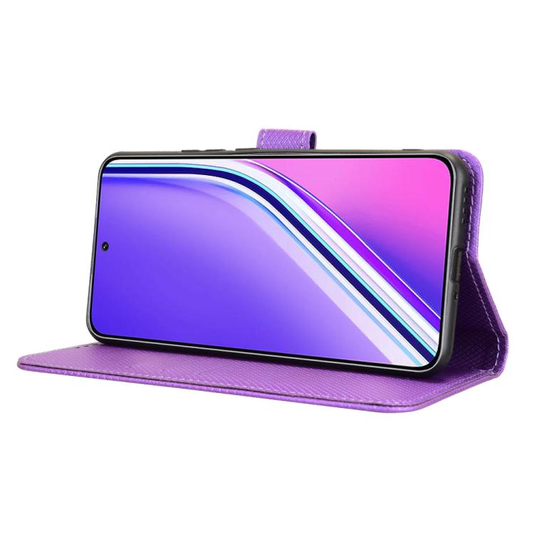 For Realme P3 Pro 5G Diamond Texture Leather Phone Case