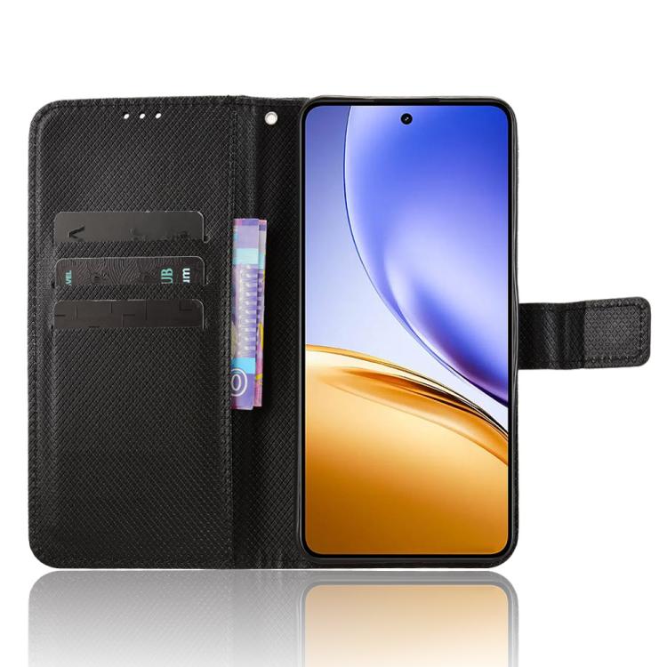 For Realme 14 5G Diamond Texture Leather Phone Case