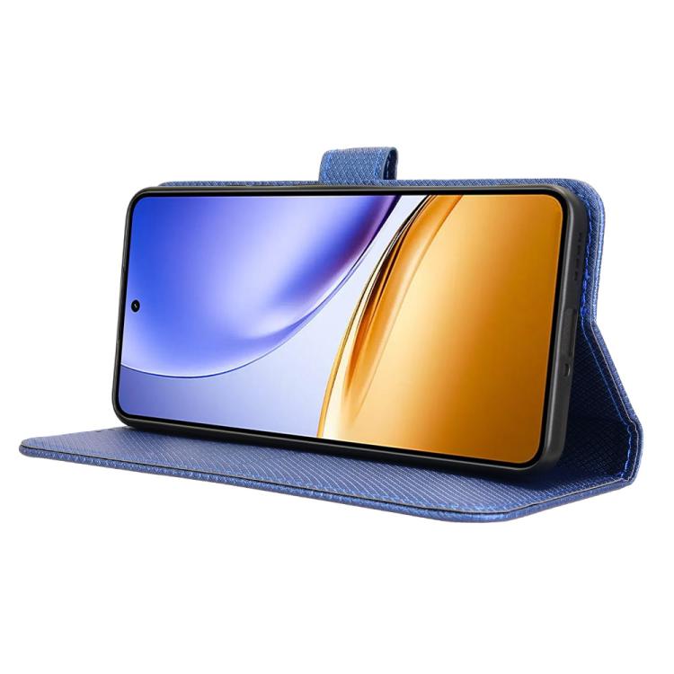 For Realme 14 5G Diamond Texture Leather Phone Case