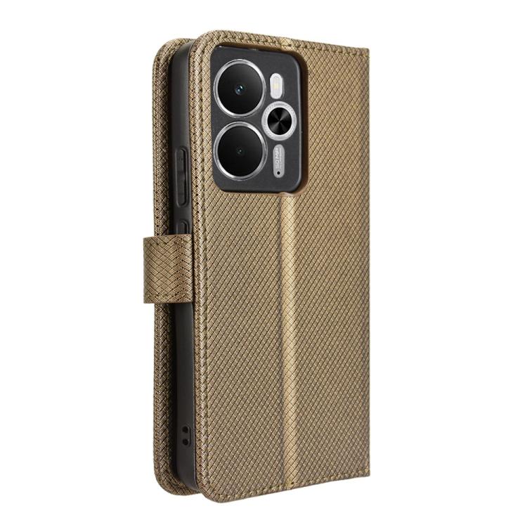 For Realme 14 5G Diamond Texture Leather Phone Case