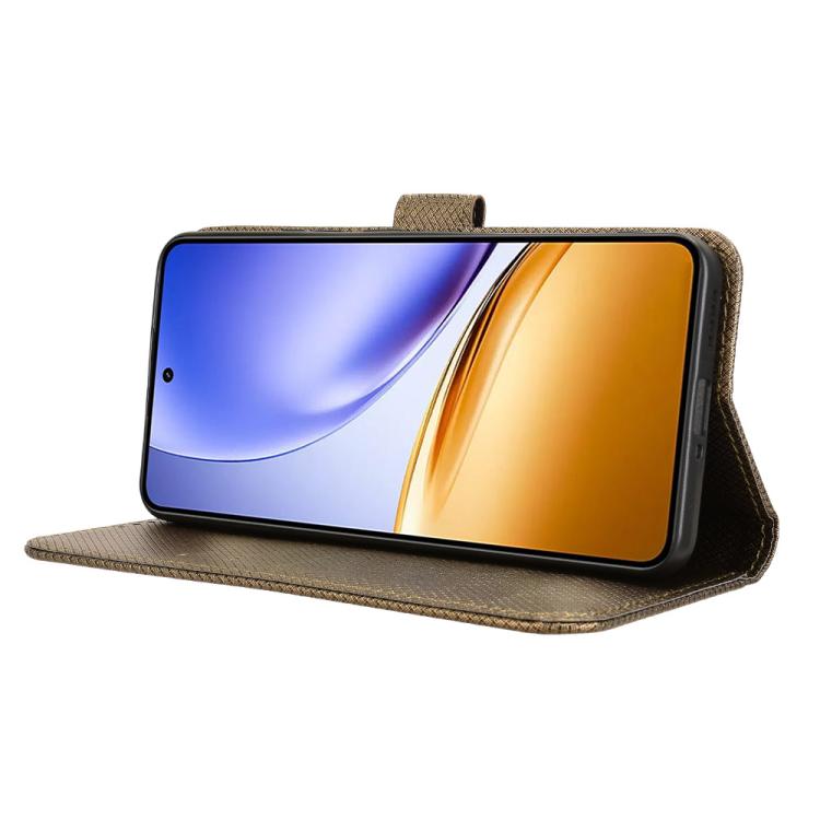 For Realme 14 5G Diamond Texture Leather Phone Case
