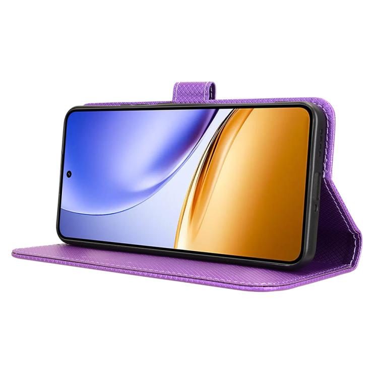 For Realme 14 5G Diamond Texture Leather Phone Case