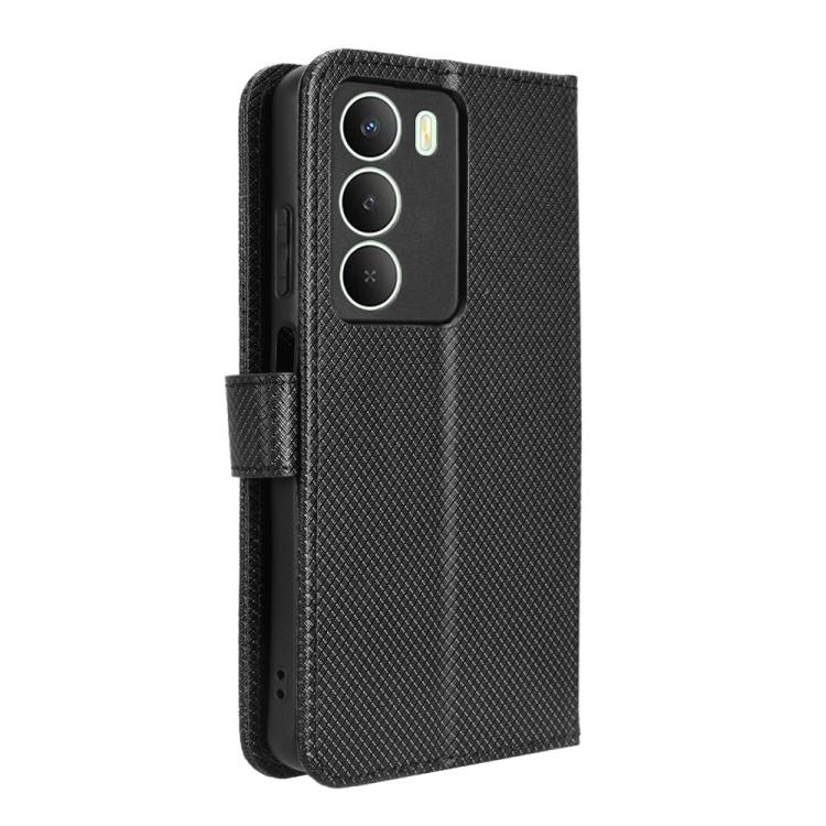For Realme 14x 5G Malaysia / V70 Diamond Texture Leather Phone Case