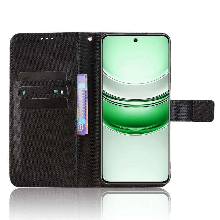 For Realme 14x 5G Malaysia / V70 Diamond Texture Leather Phone Case