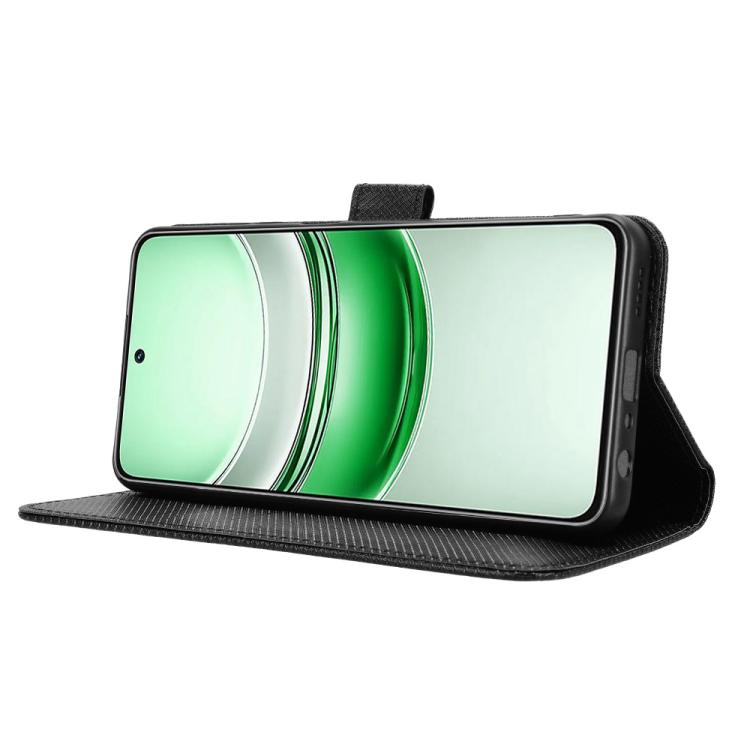 For Realme 14x 5G Malaysia / V70 Diamond Texture Leather Phone Case