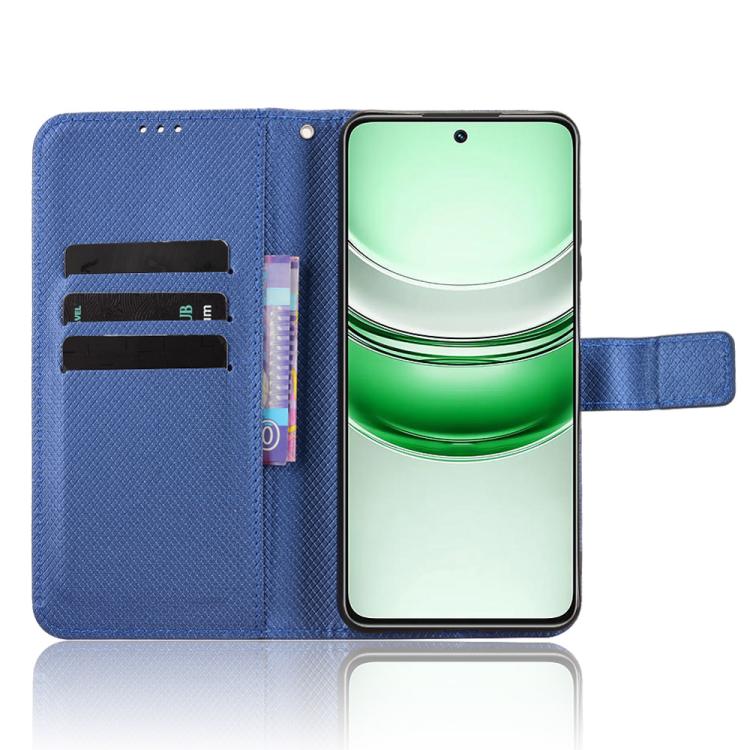 For Realme 14x 5G Malaysia / V70 Diamond Texture Leather Phone Case