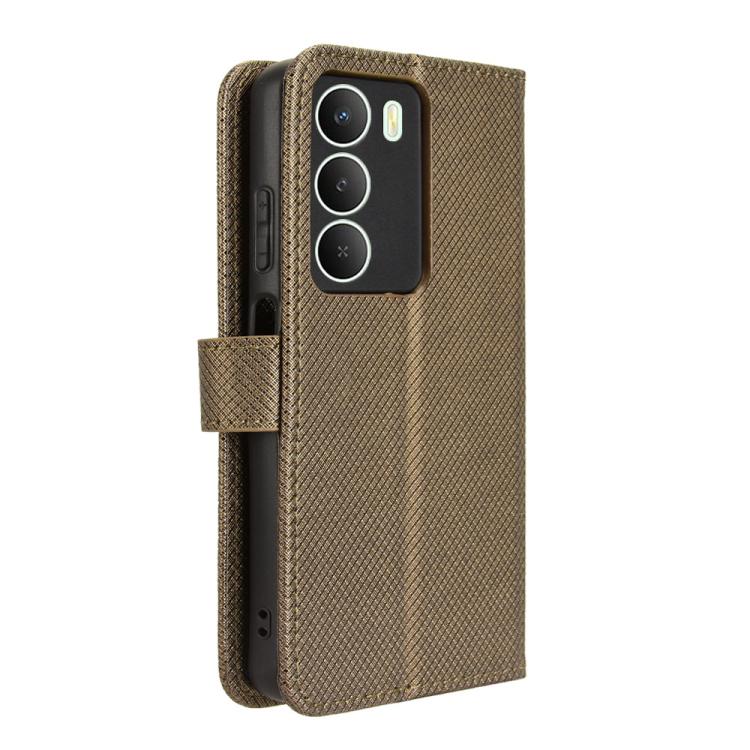 For Realme 14x 5G Malaysia / V70 Diamond Texture Leather Phone Case