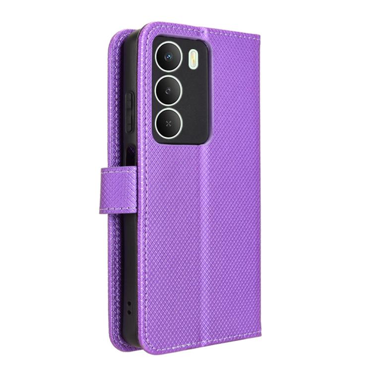 For Realme 14x 5G Malaysia / V70 Diamond Texture Leather Phone Case