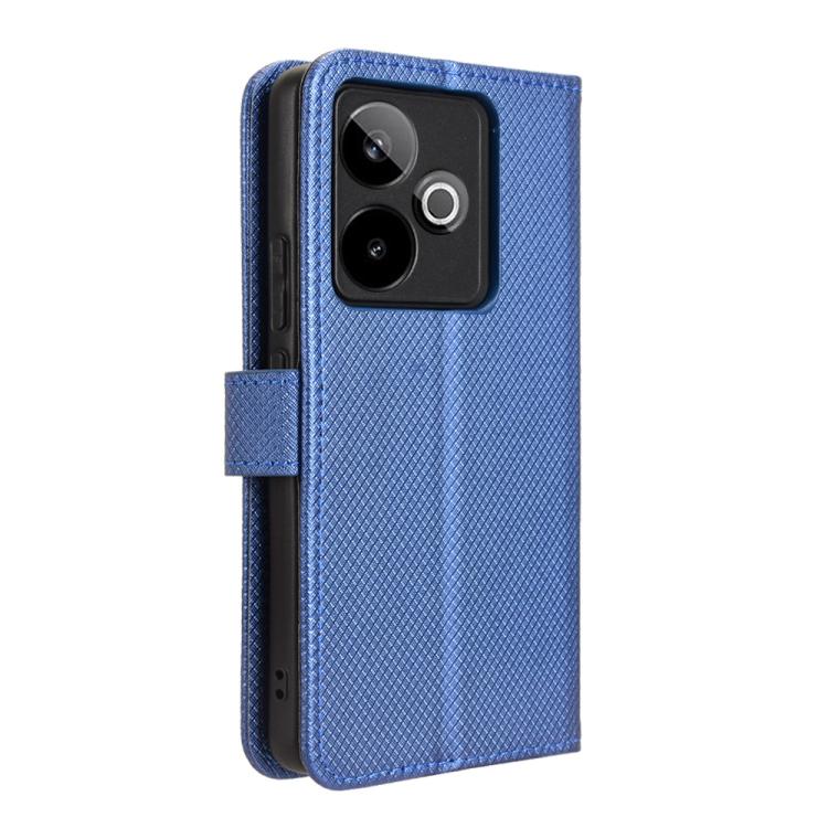 For Realme GT 7 5G Diamond Texture Leather Phone Case